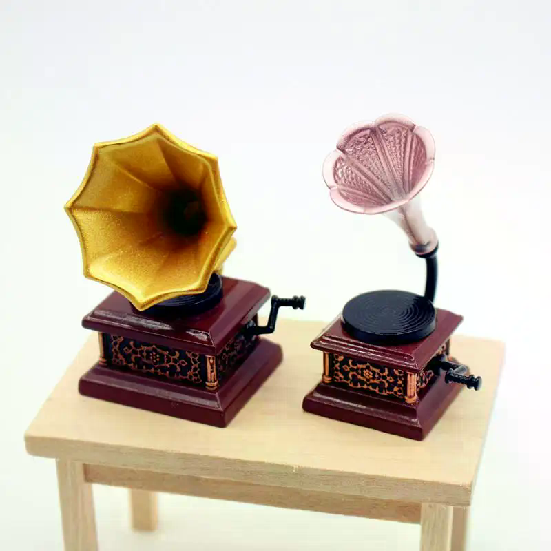 Poppenhuis Vintage Fonograaf M - Sustainable Living Practices recensie en prijs